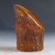 100 Natural Amber Handwork Carved Cicada Statue Pa0422 Figurines & Statues photo 5