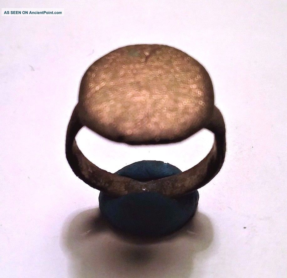 Authentic Period Ring Relic,  With A Worn Templar Type Cross (see Last Picture) Other Antiquities photo