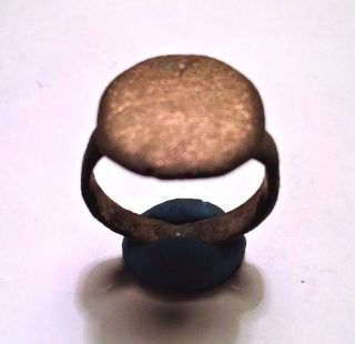 Authentic Period Ring Relic,  With A Worn Templar Type Cross (see Last Picture) photo