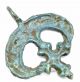Authentic Viking Lunar/moon Pendant W/ Cross - Historical Gift - Wearable - Qr70 Roman photo 1