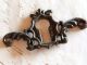 Antique Victorian Brass Keyhole Escutcheon Hardware Antique Dresser Keyhole Escutcheons & Key Hole Covers photo 9