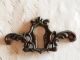 Antique Victorian Brass Keyhole Escutcheon Hardware Antique Dresser Keyhole Escutcheons & Key Hole Covers photo 6