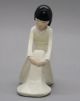 Vintage Hand Painted Delicate Japanese Porcelain Statue Beautifully Made Statues photo 1