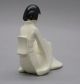 Vintage Hand Painted Delicate Japanese Porcelain Statue Beautifully Made Statues photo 3