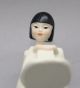 Vintage Hand Painted Delicate Japanese Porcelain Statue Beautifully Made Statues photo 6