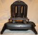 Antique Economist 1884 Miniature Cast Iron Kerosene Heater Stove Perry & Co. Stoves photo 8