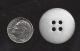 1 White Reverse Hobnail China Button Htf Nbs Medium 15/16 