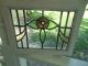 Rd250 Very Pretty Older Leaded Stained Glass English Rose Window From England 1900-1940 photo 1
