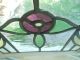 Rd250 Very Pretty Older Leaded Stained Glass English Rose Window From England 1900-1940 photo 2