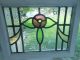Rd250 Very Pretty Older Leaded Stained Glass English Rose Window From England 1900-1940 photo 7