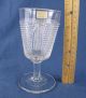 Early American Pressed Glass Popcorn Goblet - 6 