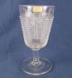 Early American Pressed Glass Popcorn Goblet - 6 