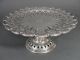Antique Tiffany & Co Sterling Silver Pierced Engraved Desert Plateau Platters & Trays photo 1