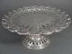Antique Tiffany & Co Sterling Silver Pierced Engraved Desert Plateau Platters & Trays photo 2