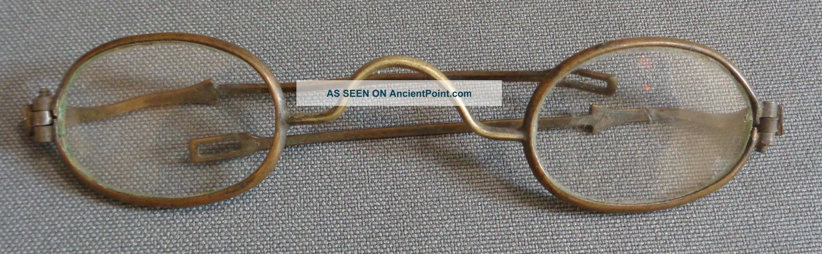 Antique Brass Eyeglasses Civil War Or Earlier Optical photo