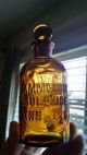 Antique Ammonium Sulphide 125ml Honey Amber Reagent Chemical Lab Ground Example Bottles & Jars photo 9