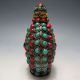 Vintage Handmade Tibetan Turquoise Coral Beads Snuff Bottle Rr Snuff Bottles photo 2