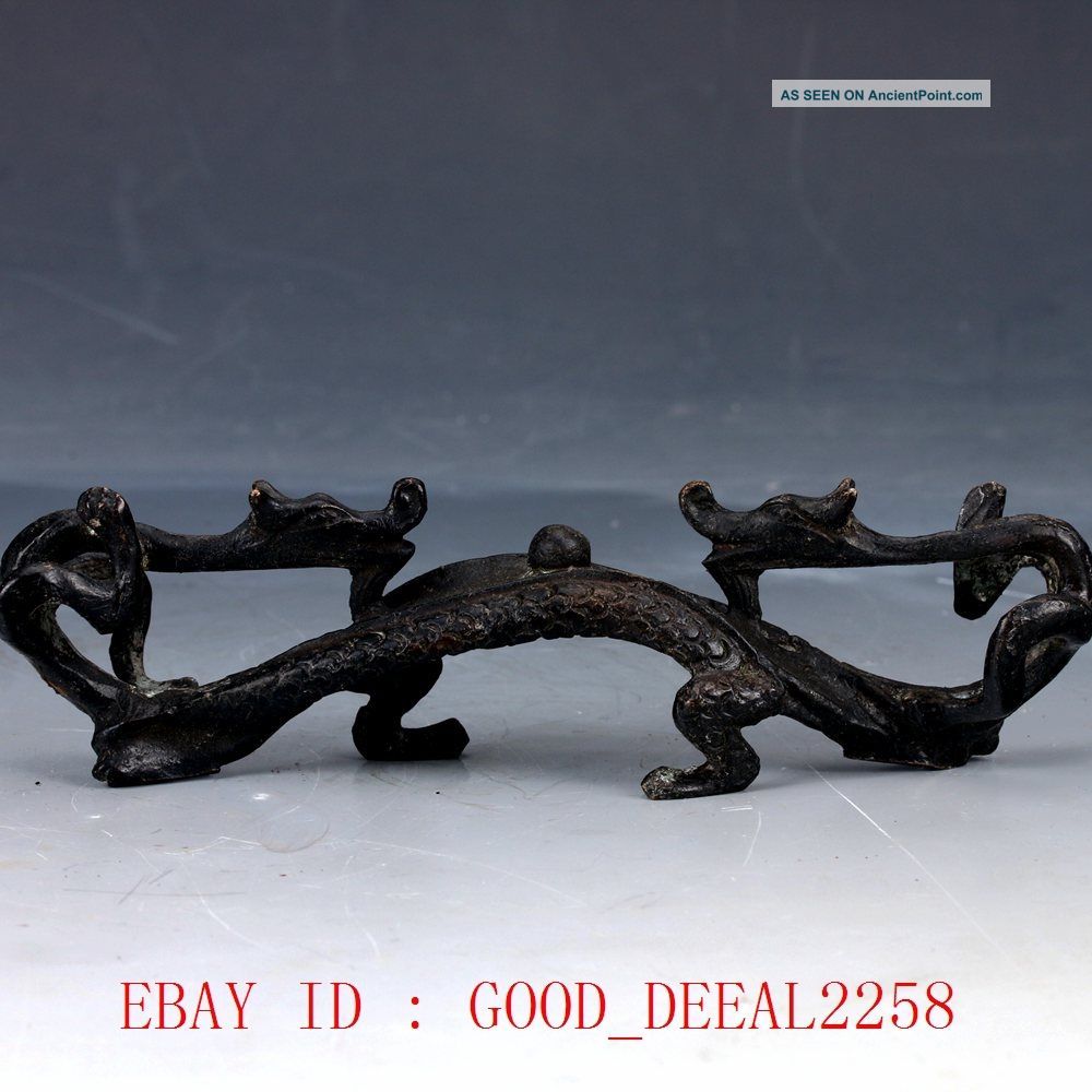 Old Chinese Handmade Bronze Dragon Statue Other Chinese Antiques photo