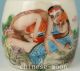 Chinese Porcelain Handmade Painting Married Life Snuff Bottle Snuff Bottles photo 1