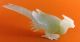 Antique Chinese Old Green Jade Hand Carved Bird Sculpture Statues photo 2