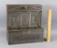 Rare Antique Large Steel Bank Building Receiving Teller Saving Stamps Machine Safes & Still Banks photo 1