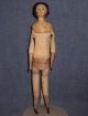 Antique Primitive Wood Cloth Doll Wooden Head - Shoulder Plate,  Bottom,  Legs,  Arms Primitives photo 1