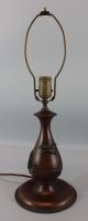 Antique Circa 1920s Hunters Flying Geese Bronze Patina Brass Table Lamp,  Nr Lamps photo 1