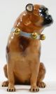 Vintage Dresden Meissen Female Pug Figurine,  Exc.  Cond. Figurines photo 1