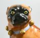Vintage Dresden Meissen Female Pug Figurine,  Exc.  Cond. Figurines photo 4
