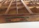 Vtg Printers Wooden Drawer Letterpress Type Case Wood Tray Hamilton 81 Sections Trays photo 2