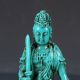 100 Natural Turquoise Hand Carved Bodhisattva Manjusri Statues Dy218 Figurines & Statues photo 1