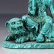 100 Natural Turquoise Hand Carved Bodhisattva Manjusri Statues Dy218 Figurines & Statues photo 2