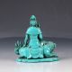 100 Natural Turquoise Hand Carved Bodhisattva Manjusri Statues Dy218 Figurines & Statues photo 4
