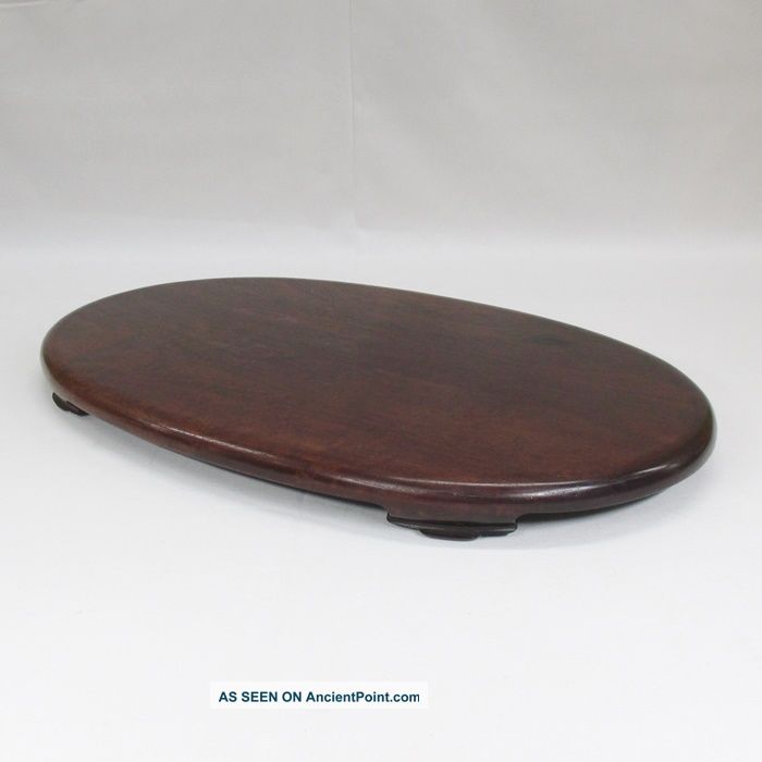 D553: Japanese High - Quality Karaki Wood Decorative Stand Of Very Good Taste Other Japanese Antiques photo