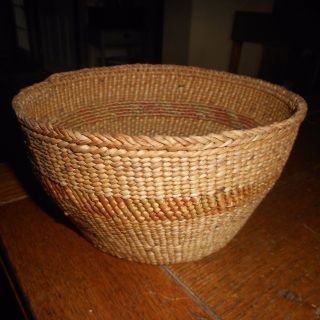 Vintage Native American Quninault Basket 8 