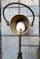 Smudge Pot Smelting Cauldron Kettle Fire Starter Pumice Wand Solid Brass Vintage Hearth Ware photo 2