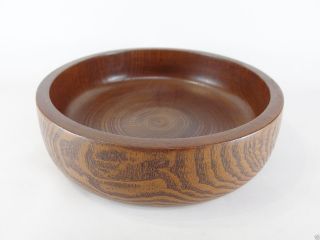 Japanese Antique Vintage Lacquer Wood Round Kashiki Sweets Bowl Dish Chacha photo