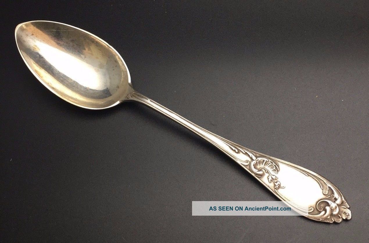 Antique Russia 875 Silver Desert Spoon,  52.  95 Gr.  N632 Russia photo