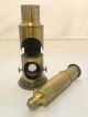 Antique 19th Century Brass Field / Student Microscope With Lenses Other Antique Science Equip photo 10
