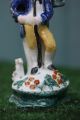 18thc Staffordshire Pearlware Male Figure With Crook & Seated Dog C1800s Figurines photo 2