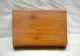 Old Vintage Wooden Cedar Jewelry Trinket Box W Finger Joint Dresser Shelf Mcm Boxes photo 2