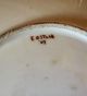 Antique Hand Painted Plate Hand Painted Roses Cake Plate 2 Handles 10 3/4 