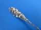 Sterling Silver Cm Robbins Spoon With Slightly Curved Floral Pattern Handle Flatware & Silverware photo 1
