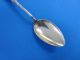 Sterling Silver Cm Robbins Spoon With Slightly Curved Floral Pattern Handle Flatware & Silverware photo 2