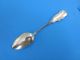 Sterling Silver Cm Robbins Spoon With Slightly Curved Floral Pattern Handle Flatware & Silverware photo 3