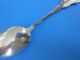 Sterling Silver Cm Robbins Spoon With Slightly Curved Floral Pattern Handle Flatware & Silverware photo 4