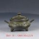 Old Bronze Hand Made Hollow Incense Burner With Ming Dynasty Xuande Mark Incense Burners photo 3