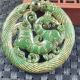 Old Chinese Hand Carved Jade Amulet Necklace Pendant Decoration Antique18 Necklaces & Pendants photo 4