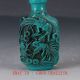 Vintage Chinese Turquoise Hand Carved Phoenix Snuff Bottle Byh25 Snuff Bottles photo 1