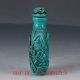 Vintage Chinese Turquoise Hand Carved Phoenix Snuff Bottle Byh25 Snuff Bottles photo 5